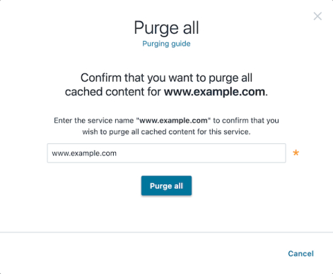 Best practice in web form security | purge-all-example